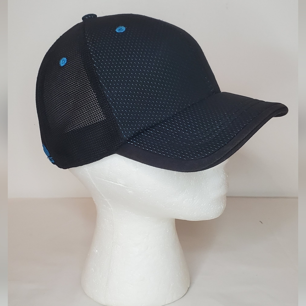 Adidas OS Black and Blue Cap With Adjustable Fit Strapback - Picture 3 of 7